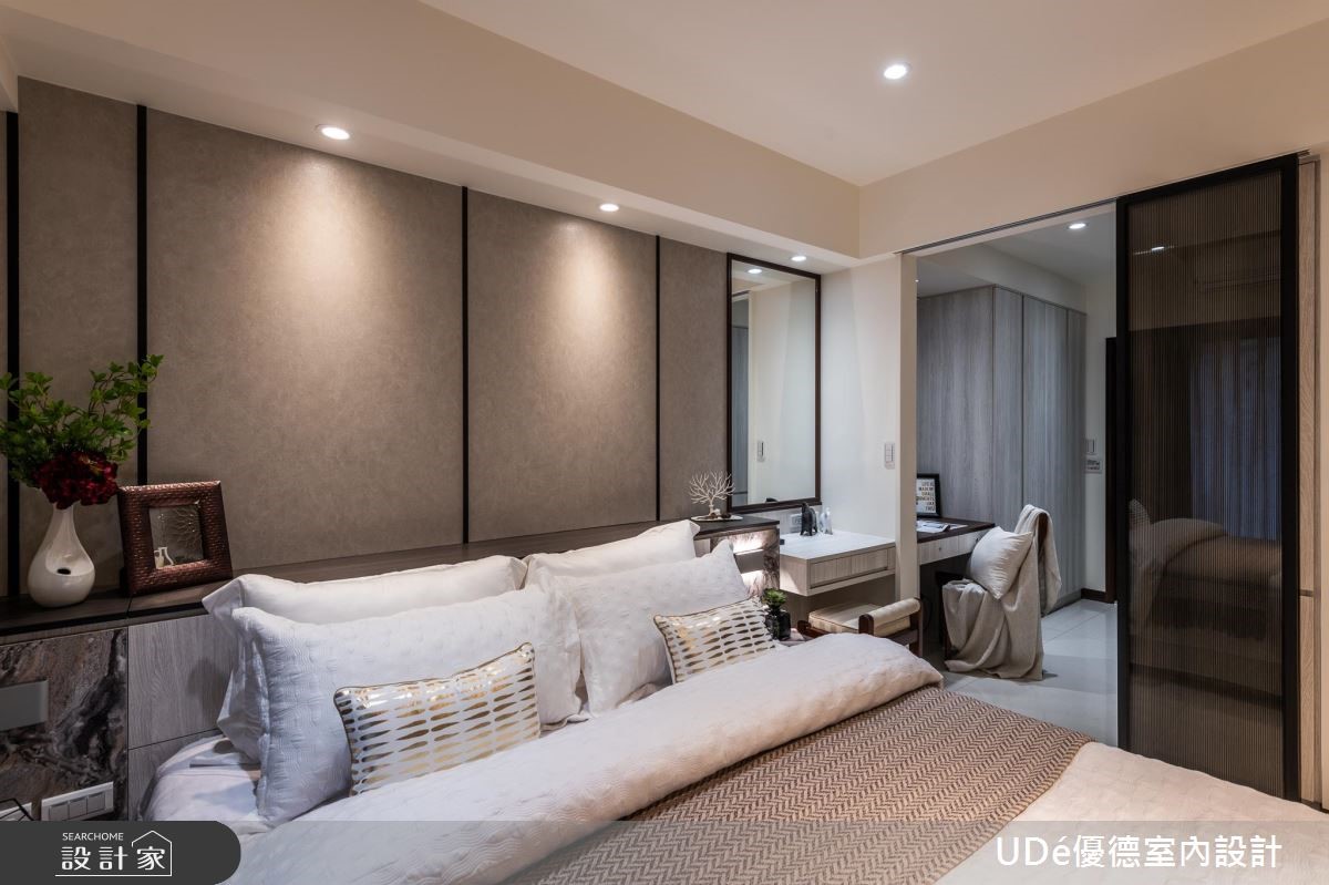 23坪新成屋(5年以下)＿混搭風臥室案例圖片＿優德室內設計 X 日金空間設計＿日金_蘊【Enriched】之12