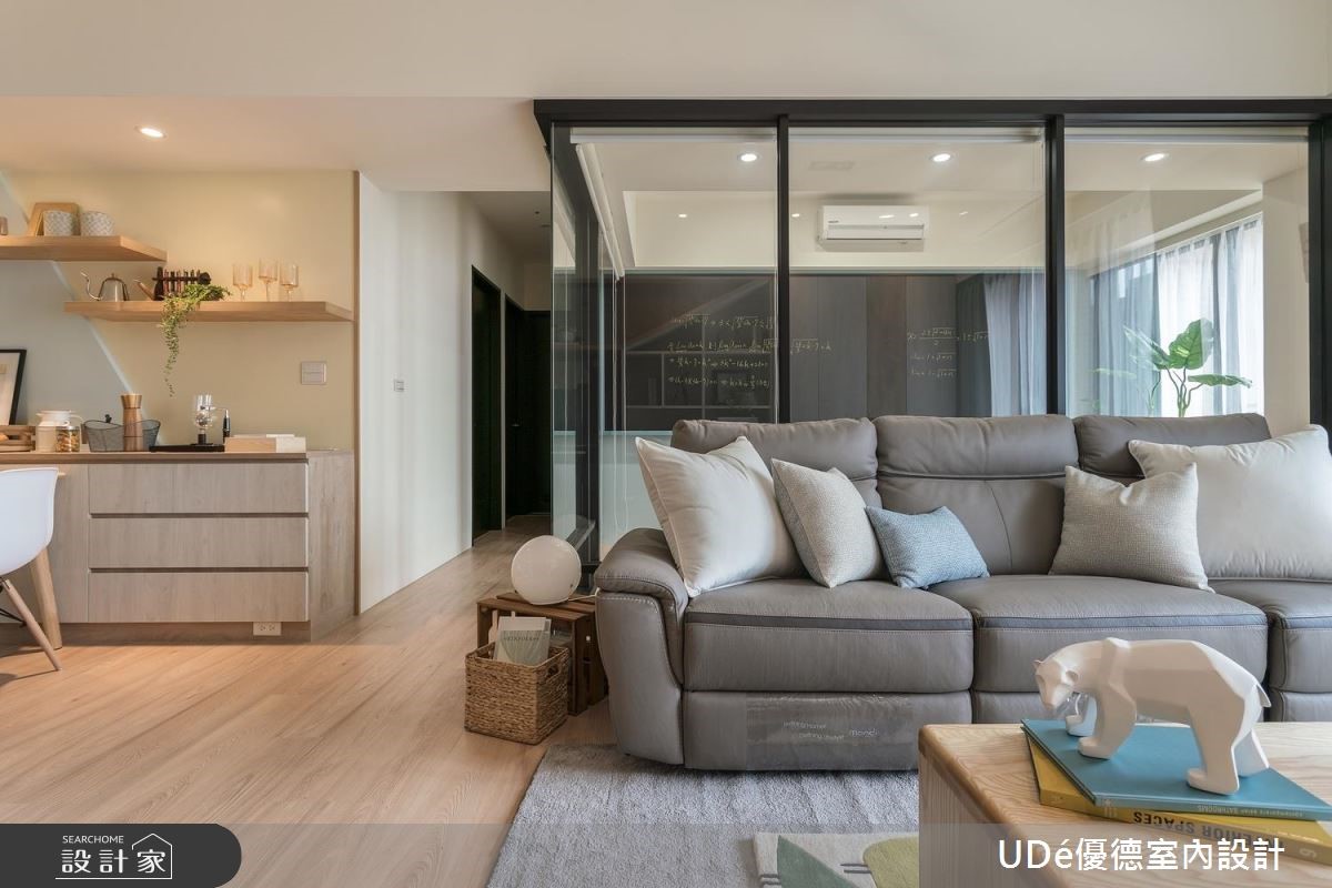 30坪中古屋(5~15年)＿北歐風客廳案例圖片＿優德室內設計 X 日金空間設計＿日金_沐睦 【Life×Classroom】之4