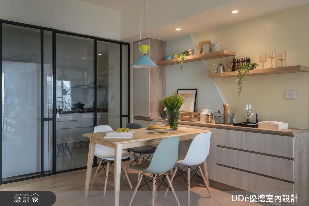 30坪中古屋(5~15年)＿北歐風餐廳案例圖片＿優德室內設計 X 日金空間設計＿日金_沐睦 【Life×Classroom】之9