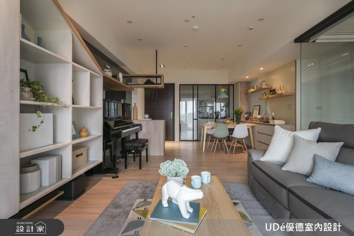 30坪中古屋(5~15年)＿北歐風客廳案例圖片＿優德室內設計 X 日金空間設計＿日金_沐睦 【Life×Classroom】之2