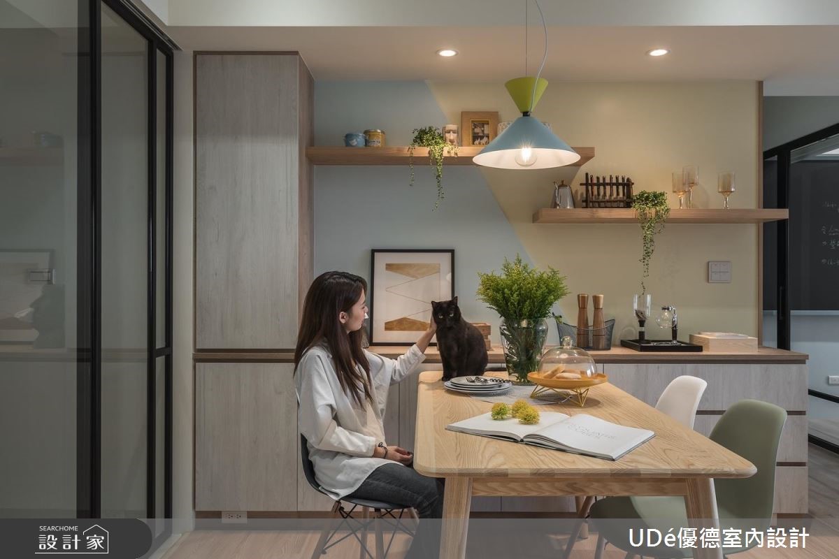 30坪中古屋(5~15年)＿北歐風餐廳案例圖片＿優德室內設計 X 日金空間設計＿日金_沐睦 【Life×Classroom】之8