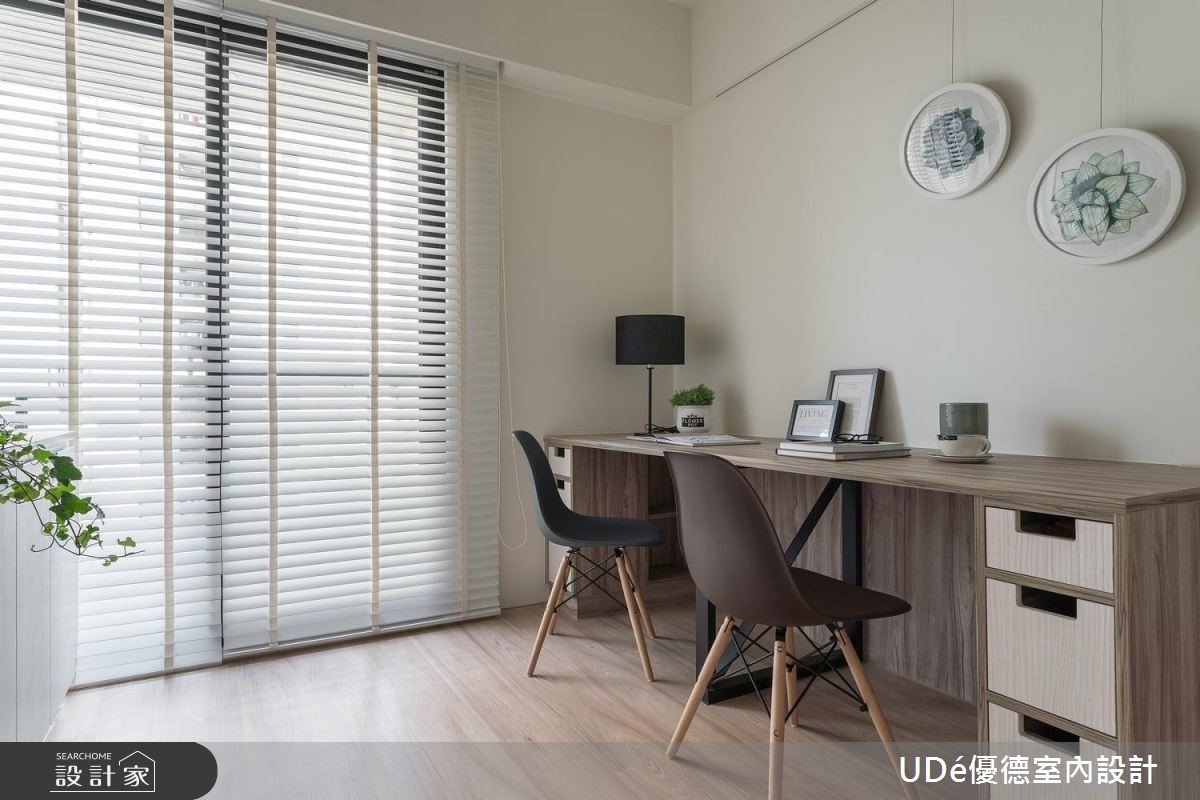 30坪中古屋(5~15年)＿北歐風書房案例圖片＿優德室內設計 X 日金空間設計＿日金_沐睦 【Life×Classroom】之14
