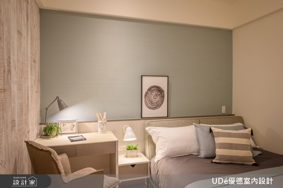 42坪老屋(31~40年)＿混搭風臥室案例圖片＿優德室內設計 X 日金空間設計＿優德_青鳥 【Blue bird】之8