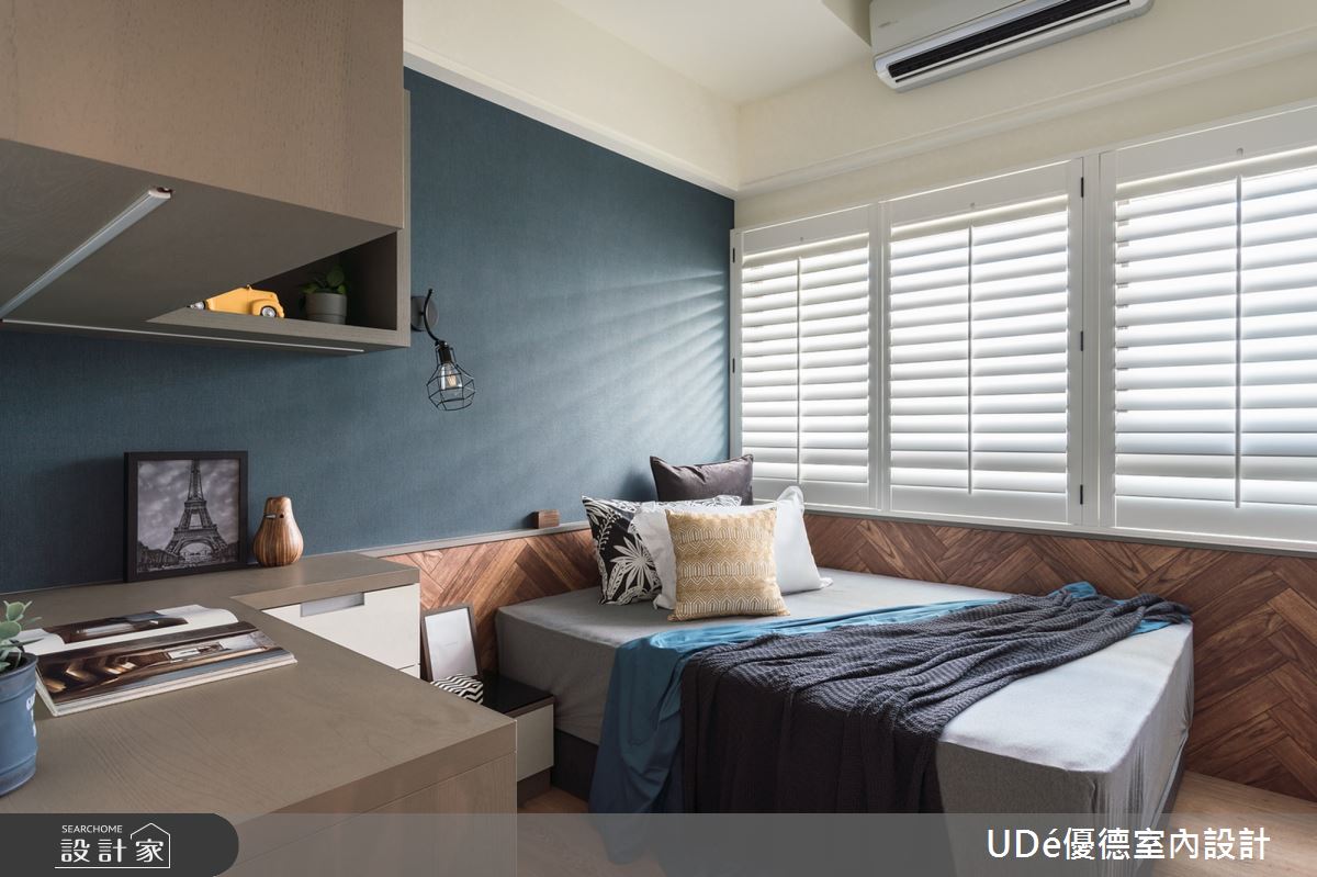 45坪新成屋(5年以下)＿美式風臥室案例圖片＿優德室內設計 X 日金空間設計＿優德_晨光【Morning light】之12