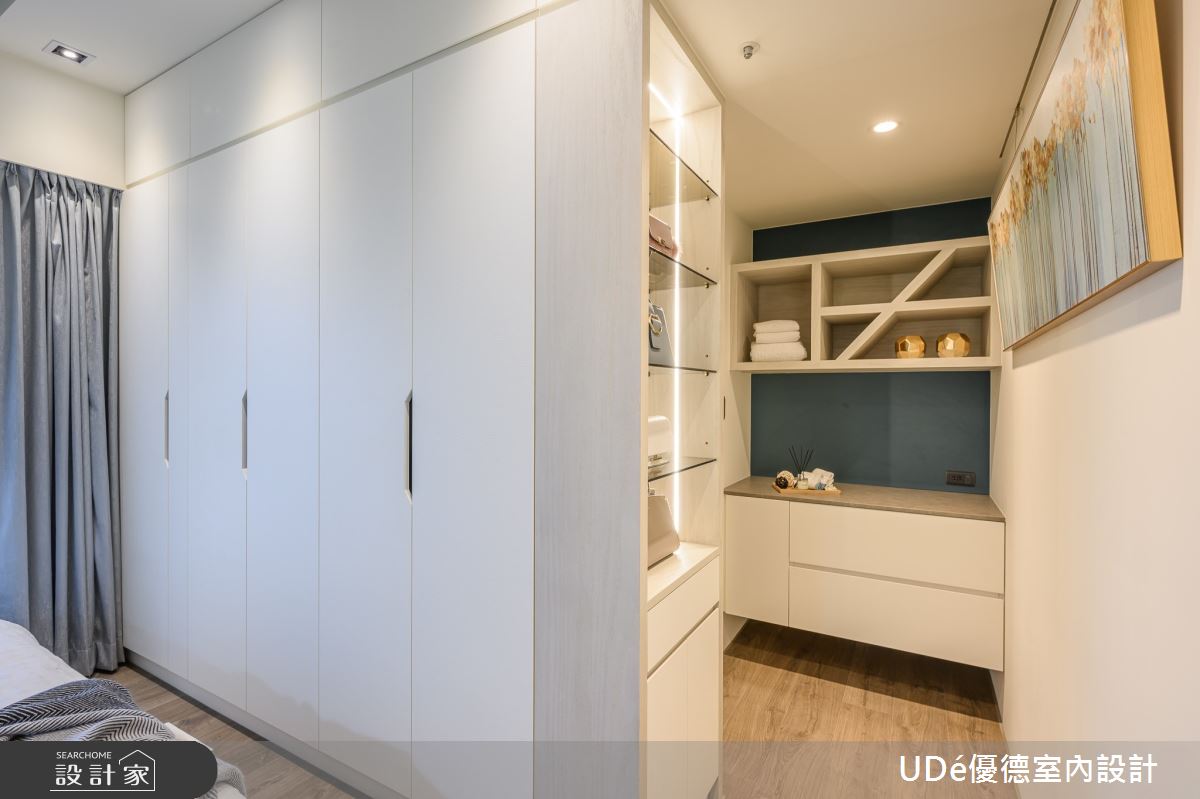 23坪新成屋(5年以下)＿混搭風臥室更衣間案例圖片＿優德室內設計 X 日金空間設計＿日金_歸樸 【Return to simplicity】之13