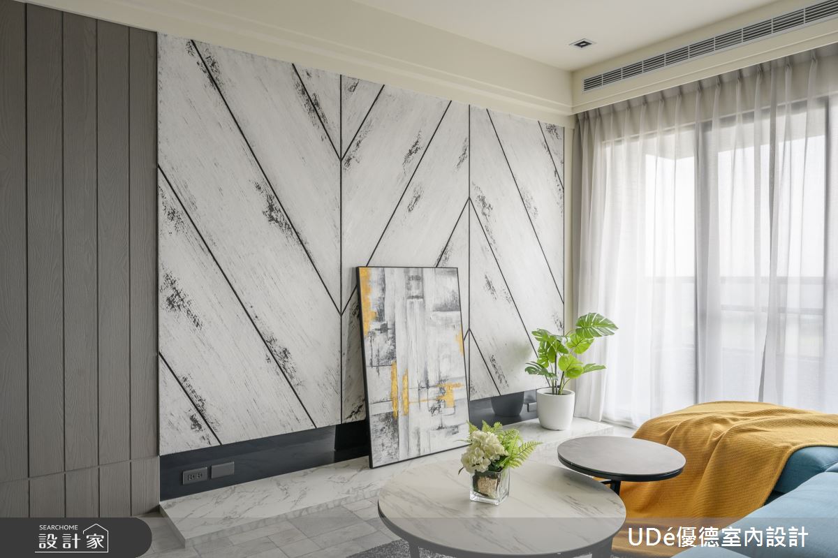 23坪新成屋(5年以下)＿混搭風客廳案例圖片＿優德室內設計 X 日金空間設計＿日金_歸樸 【Return to simplicity】之3