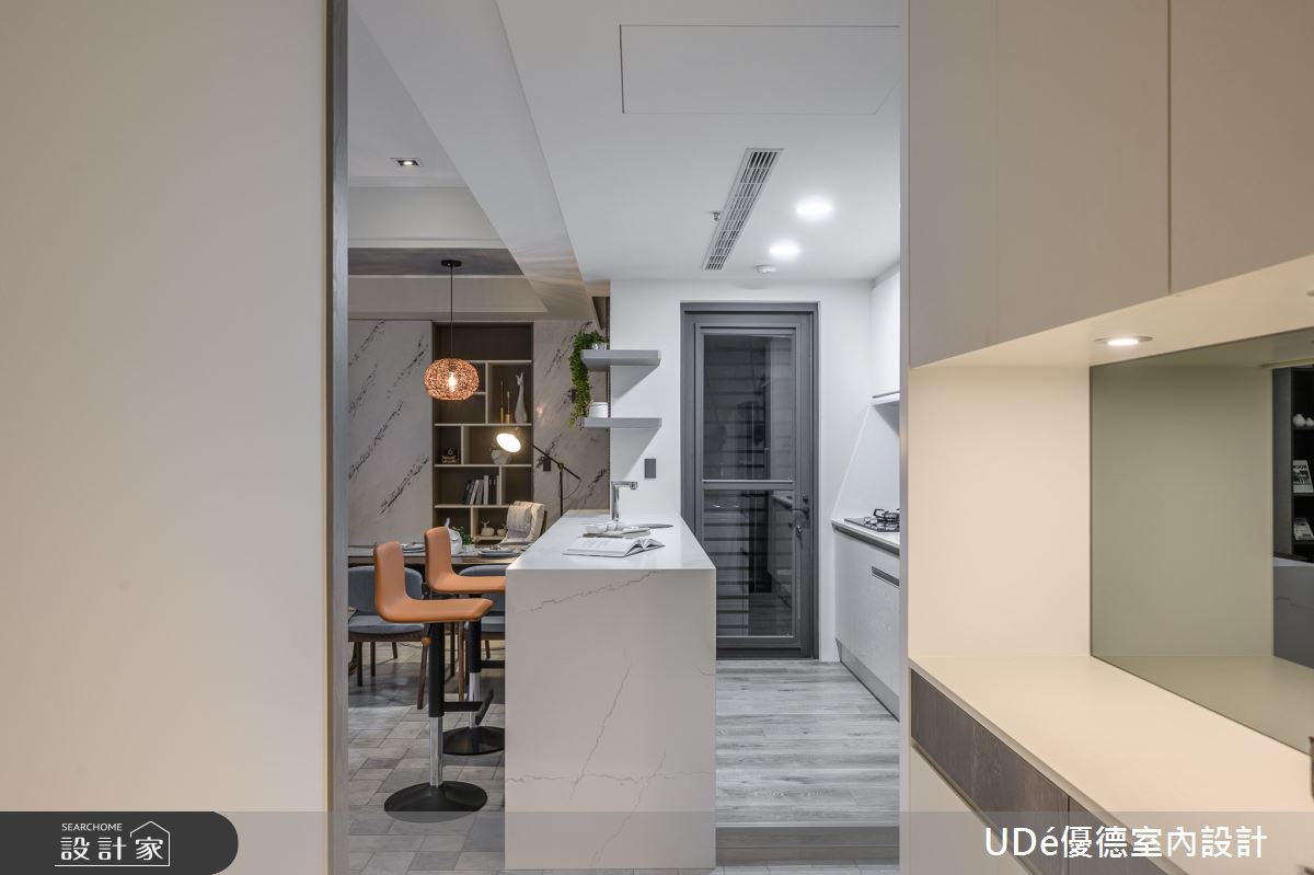 23坪新成屋(5年以下)＿混搭風吧檯案例圖片＿優德室內設計 X 日金空間設計＿日金_歸樸 【Return to simplicity】之9