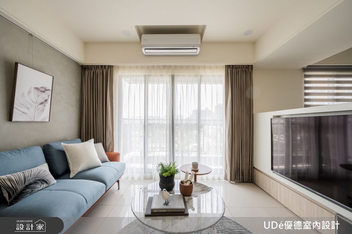26坪新成屋(5年以下)＿混搭風客廳案例圖片＿優德室內設計 X 日金空間設計＿日金_悠‧悅 【Comfort．Delight】之1