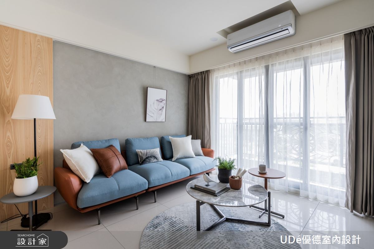 26坪新成屋(5年以下)＿混搭風客廳案例圖片＿優德室內設計 X 日金空間設計＿日金_悠‧悅 【Comfort．Delight】之3