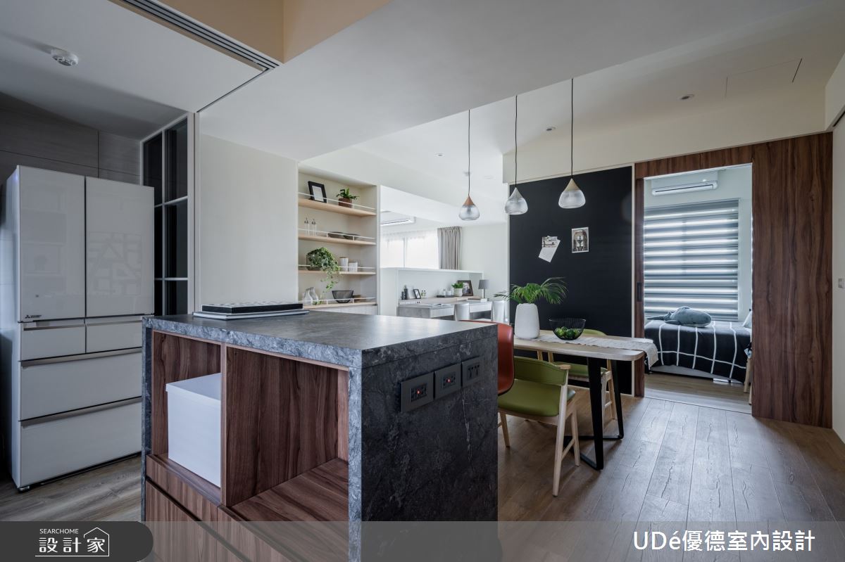 26坪新成屋(5年以下)＿混搭風餐廳吧檯案例圖片＿優德室內設計 X 日金空間設計＿日金_悠‧悅 【Comfort．Delight】之11