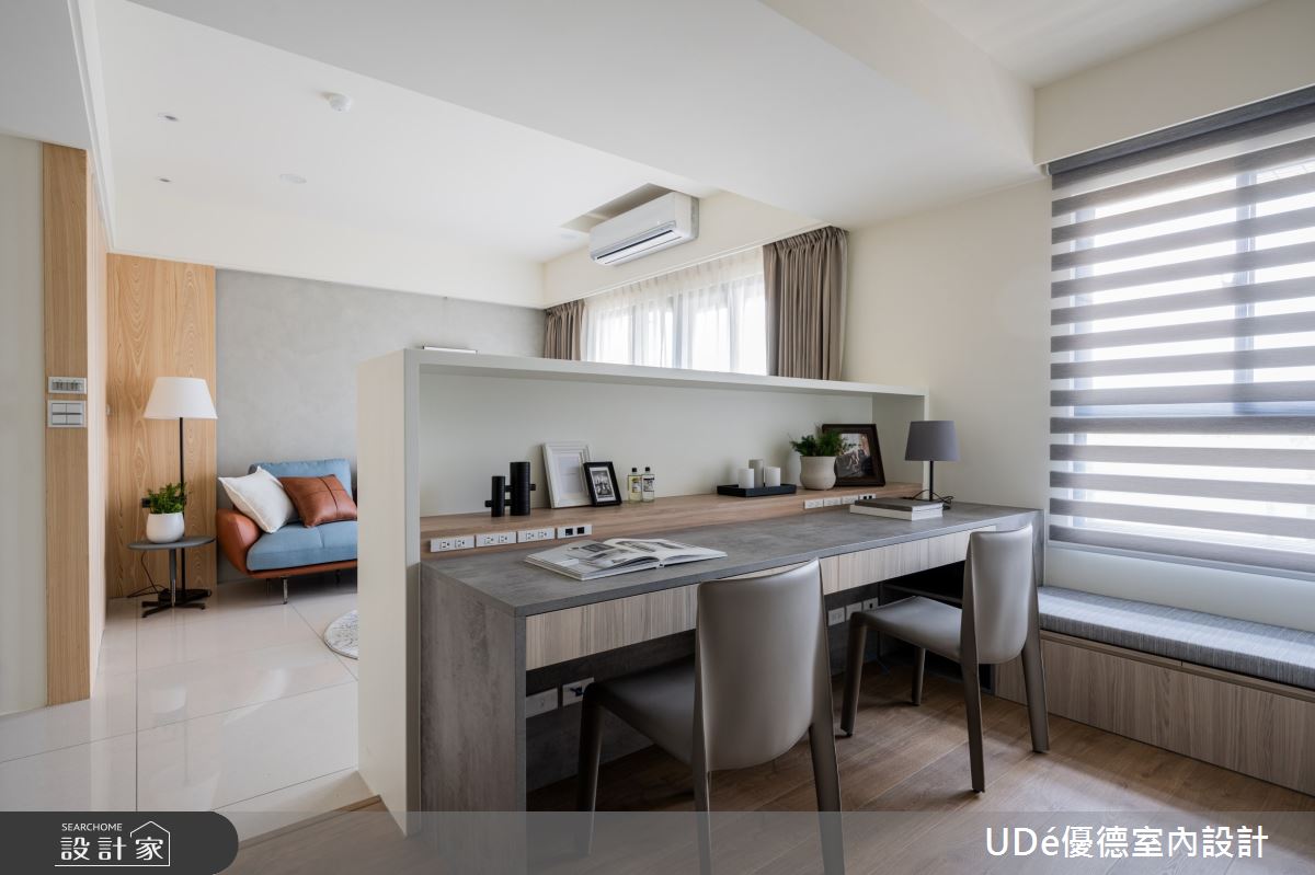 26坪新成屋(5年以下)＿混搭風書房案例圖片＿優德室內設計 X 日金空間設計＿日金_悠‧悅 【Comfort．Delight】之4