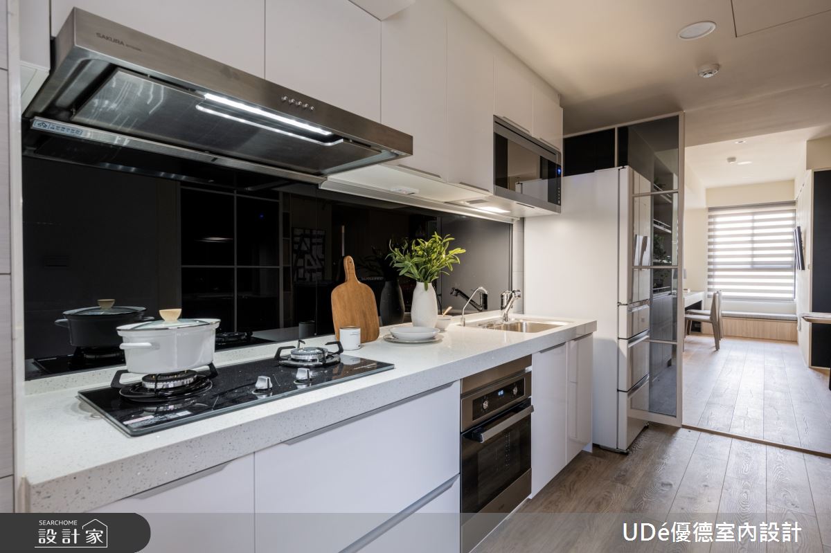 26坪新成屋(5年以下)＿混搭風廚房案例圖片＿優德室內設計 X 日金空間設計＿日金_悠‧悅 【Comfort．Delight】之12