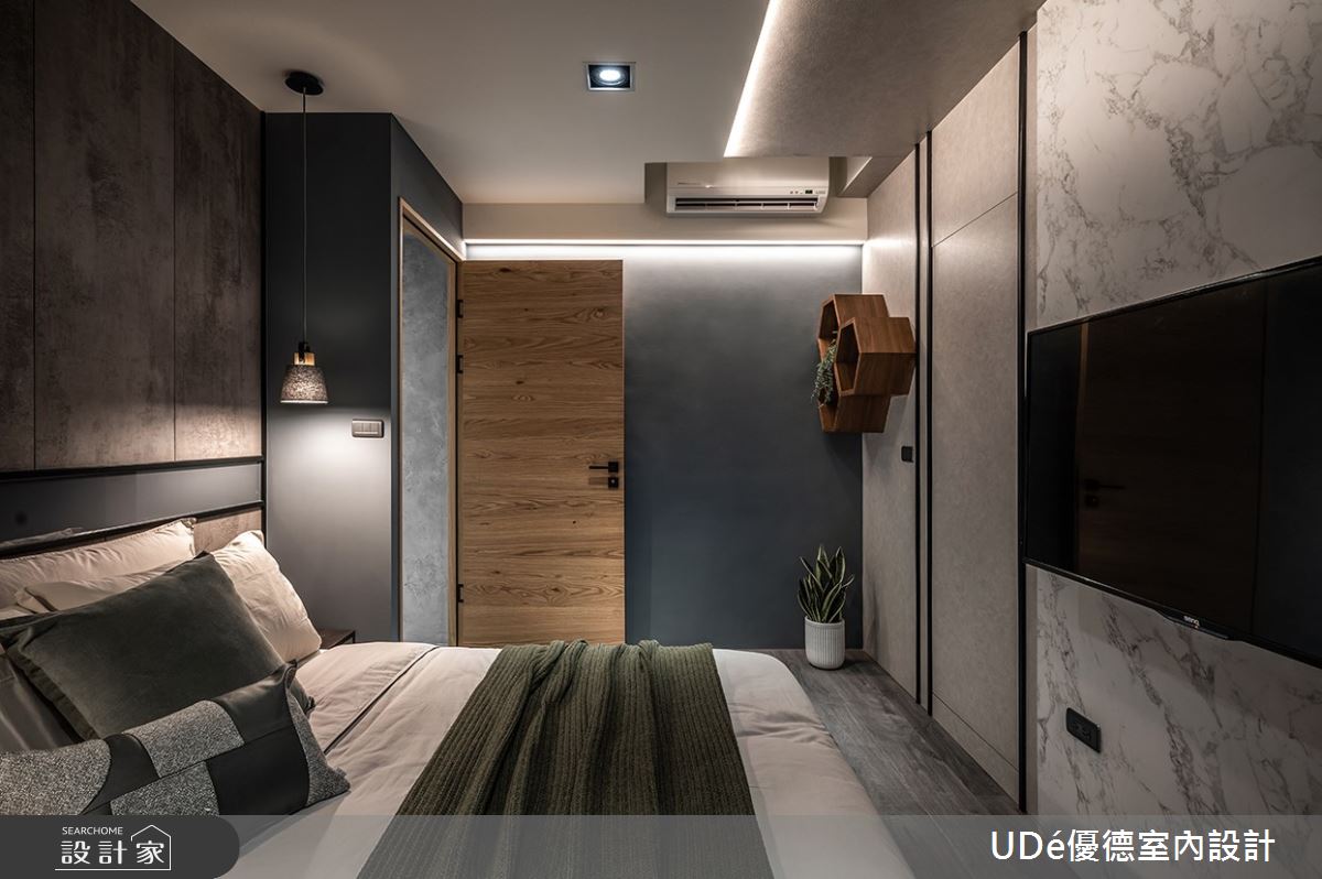 32坪老屋(31~40年)＿工業風臥室案例圖片＿優德室內設計 X 日金空間設計＿優德_城市的一隅【A corner of the city】之17