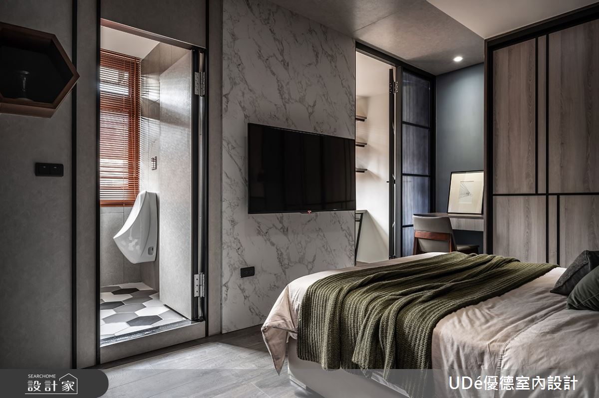 32坪老屋(31~40年)＿工業風臥室案例圖片＿優德室內設計 X 日金空間設計＿優德_城市的一隅【A corner of the city】之22