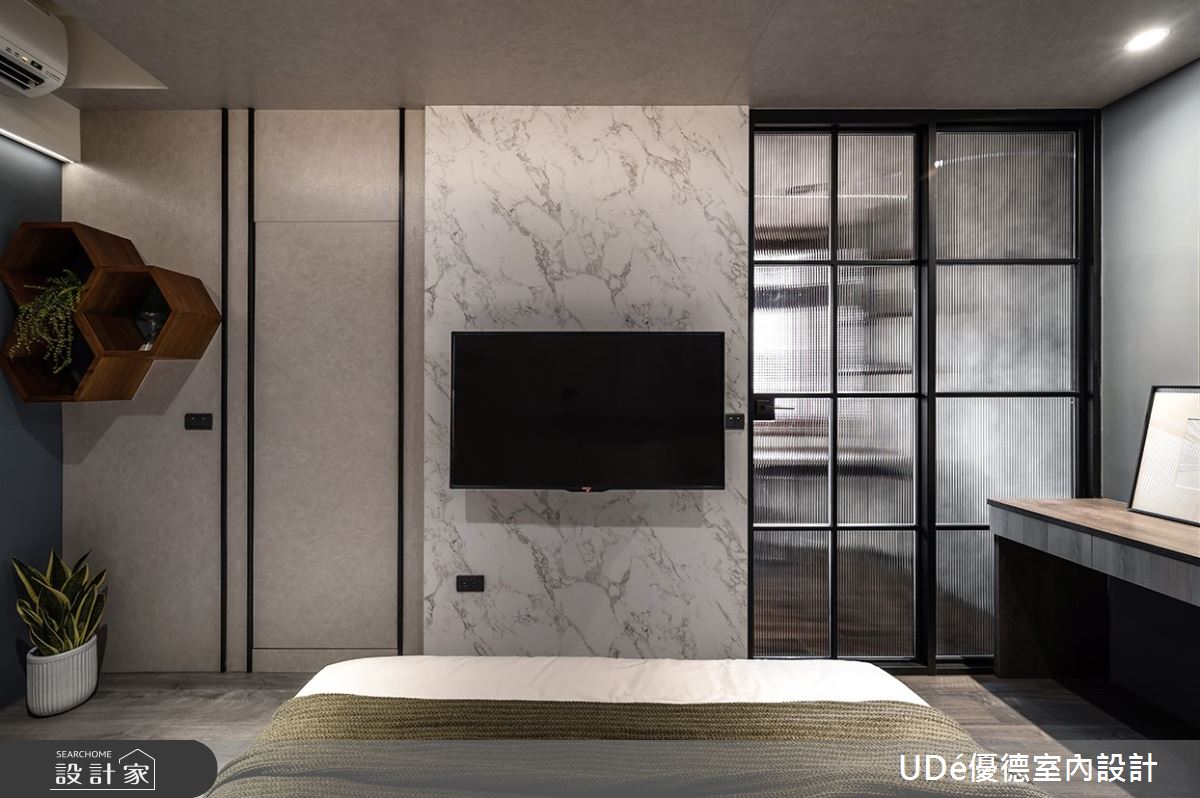 32坪老屋(31~40年)＿工業風臥室案例圖片＿優德室內設計 X 日金空間設計＿優德_城市的一隅【A corner of the city】之23