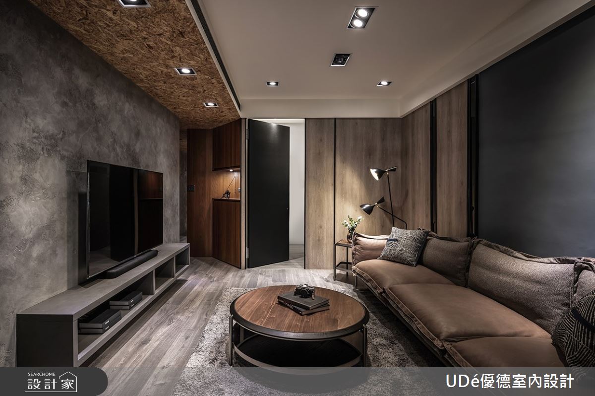 32坪老屋(31~40年)＿工業風客廳案例圖片＿優德室內設計 X 日金空間設計＿優德_城市的一隅【A corner of the city】之2