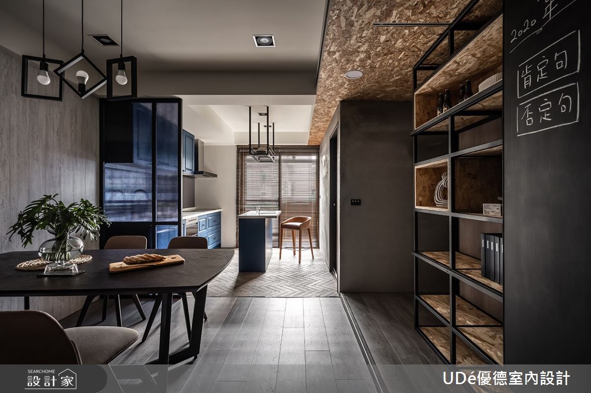 32坪老屋(31~40年)＿工業風中島案例圖片＿優德室內設計 X 日金空間設計＿優德_城市的一隅【A corner of the city】之10