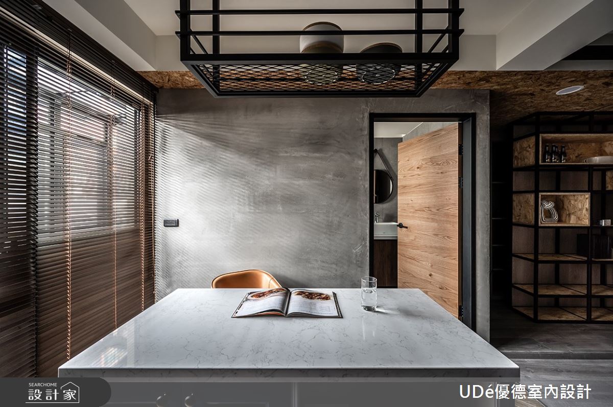 32坪老屋(31~40年)＿工業風中島案例圖片＿優德室內設計 X 日金空間設計＿優德_城市的一隅【A corner of the city】之15