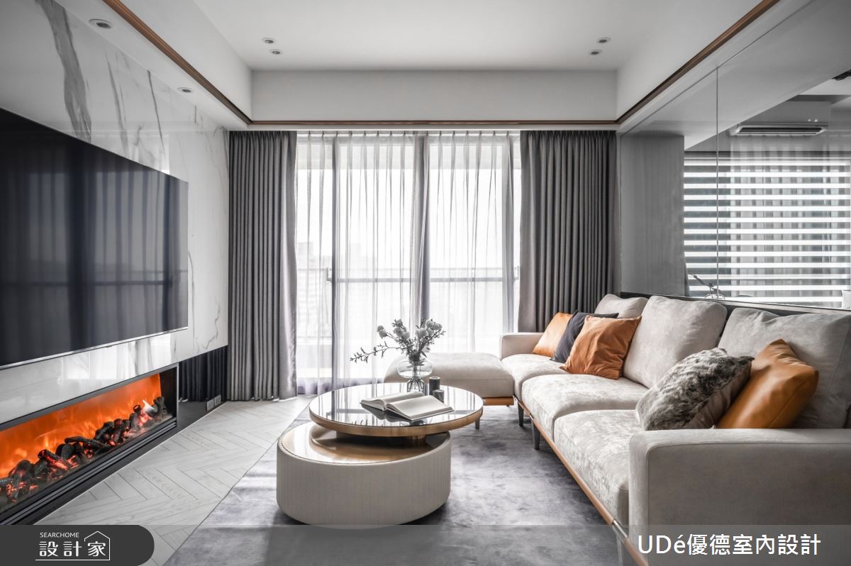 45坪中古屋(5~15年)＿混搭風客廳案例圖片＿優德室內設計 X 日金空間設計＿優德_心之所向【C′est si bon】之4
