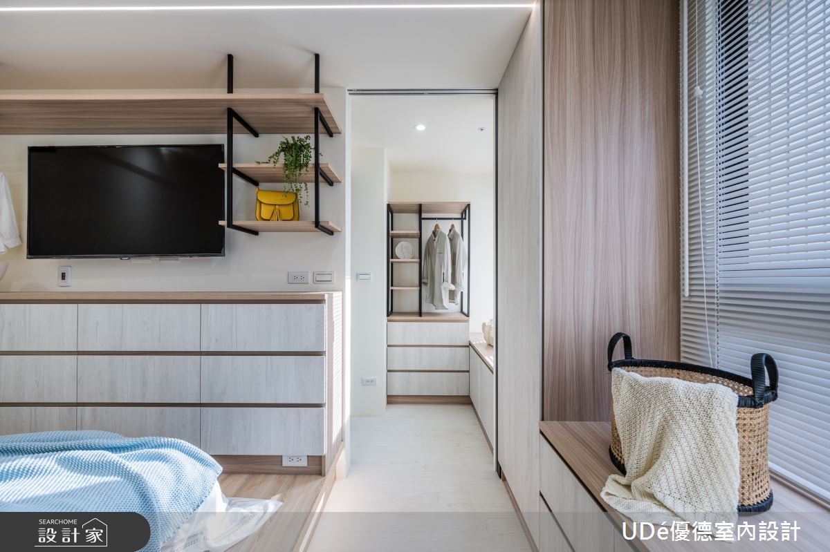 23坪新成屋(5年以下)＿北歐風臥室案例圖片＿優德室內設計 X 日金空間設計＿日金_日光漫漫【Dancing in the daylight】之20
