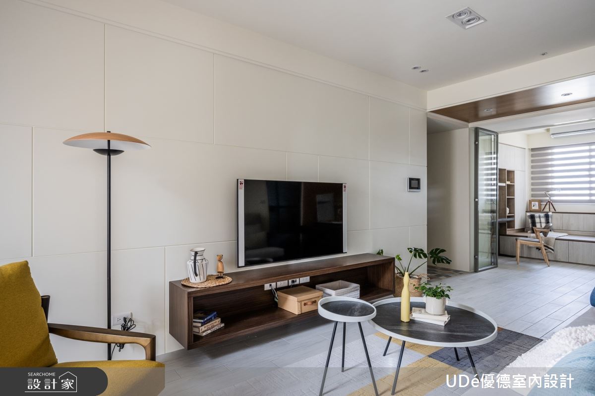 23坪新成屋(5年以下)＿北歐風客廳案例圖片＿優德室內設計 X 日金空間設計＿日金_日光漫漫【Dancing in the daylight】之8