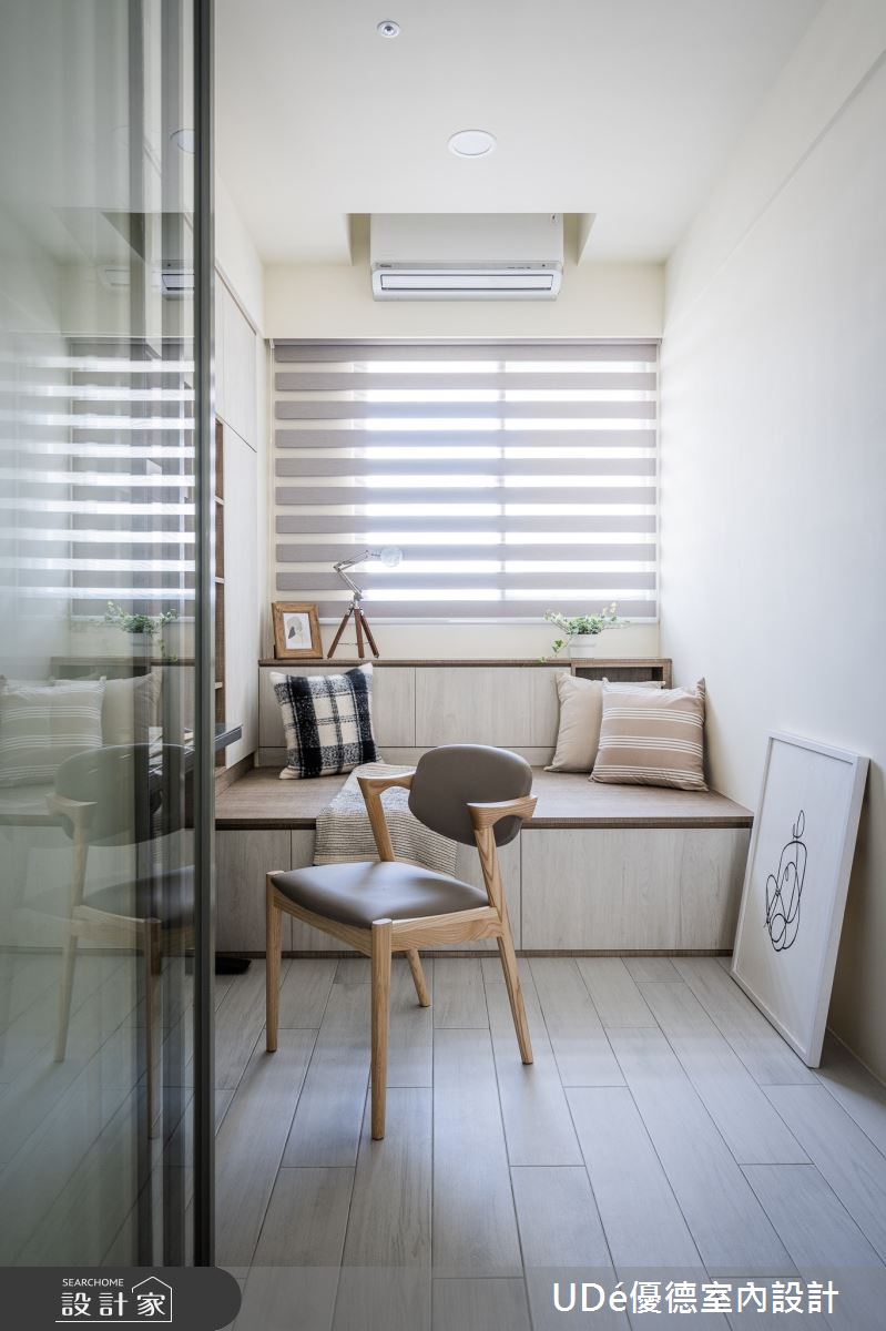23坪新成屋(5年以下)＿北歐風書房臥榻案例圖片＿優德室內設計 X 日金空間設計＿日金_日光漫漫【Dancing in the daylight】之13