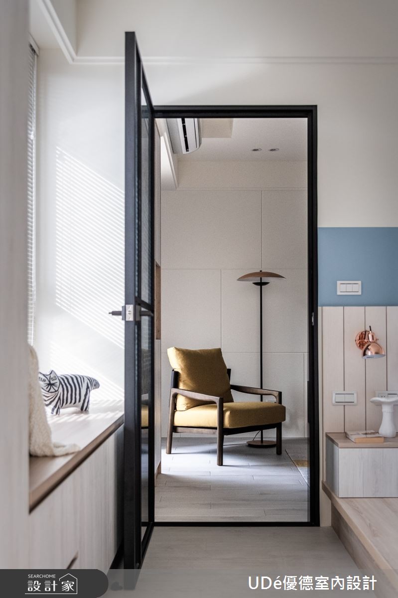 23坪新成屋(5年以下)＿北歐風臥室案例圖片＿優德室內設計 X 日金空間設計＿日金_日光漫漫【Dancing in the daylight】之16