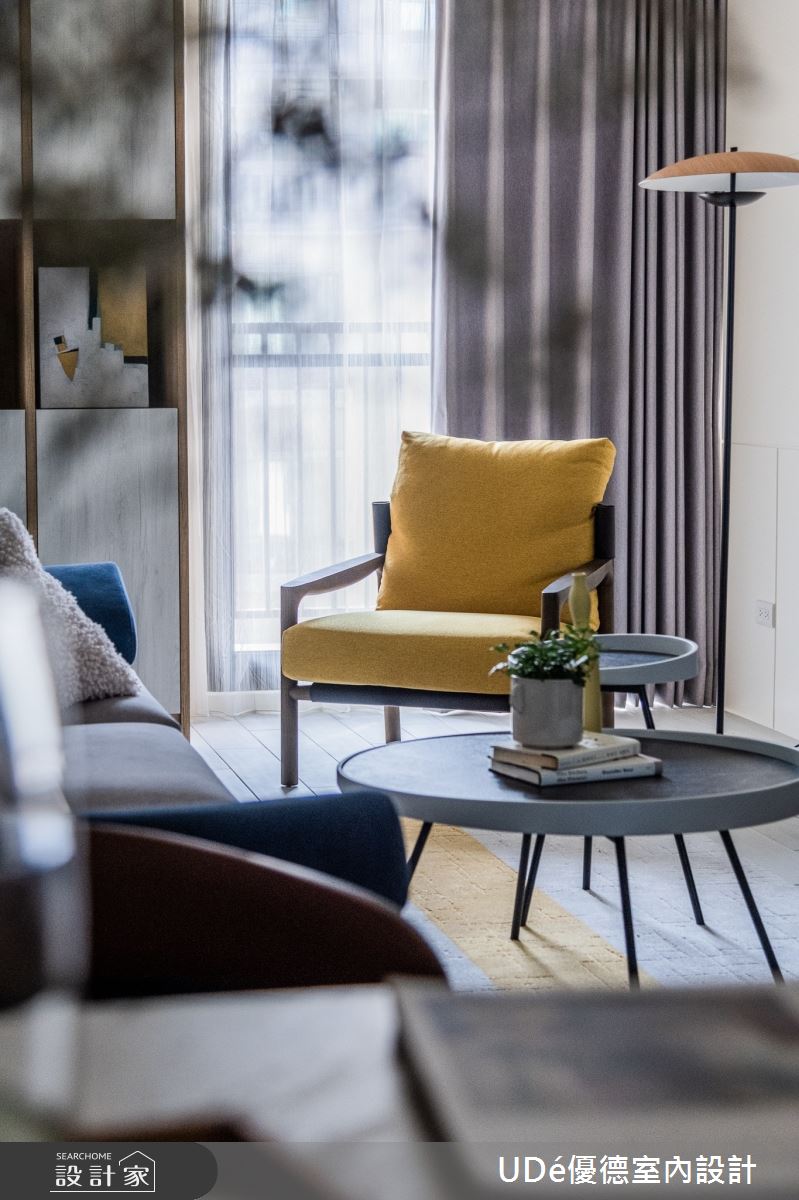 23坪新成屋(5年以下)＿北歐風客廳案例圖片＿優德室內設計 X 日金空間設計＿日金_日光漫漫【Dancing in the daylight】之5