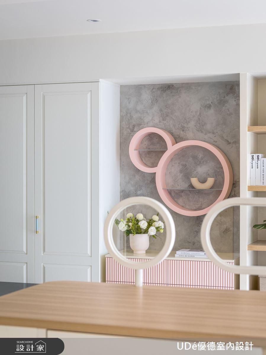 45坪新成屋(5年以下)＿新古典客廳案例圖片＿優德室內設計 X 日金空間設計＿優德_圓舞曲【Pink Waltz】之5