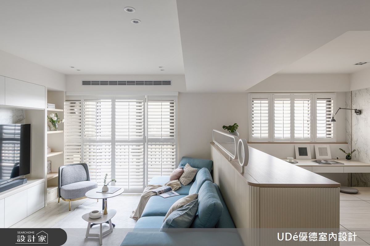 45坪新成屋(5年以下)＿新古典客廳案例圖片＿優德室內設計 X 日金空間設計＿優德_圓舞曲【Pink Waltz】之6