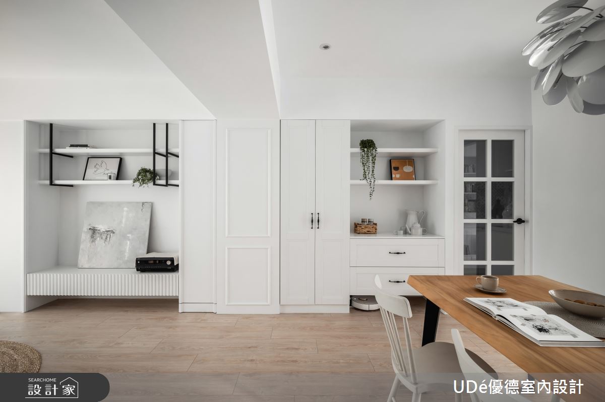 24坪中古屋(5~15年)＿鄉村風客廳餐廳案例圖片＿優德室內設計 X 日金空間設計＿優德_沐日【Bathed in sunshine】之3