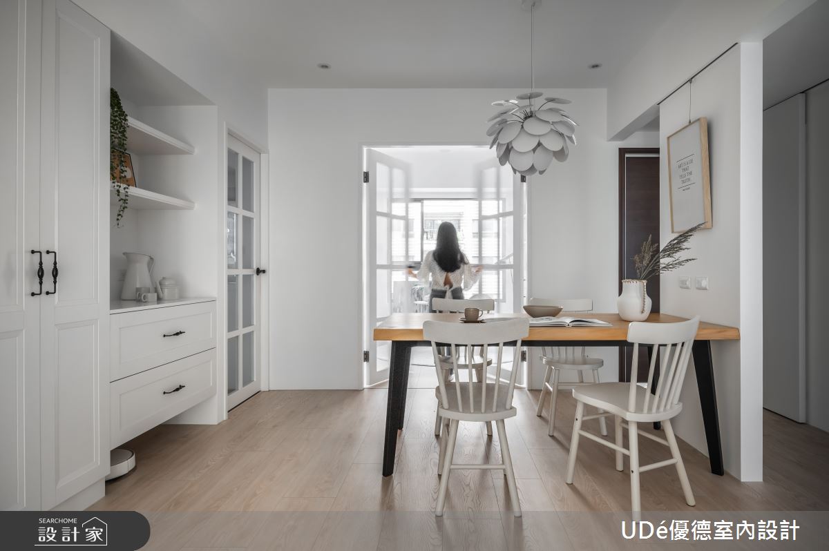 24坪中古屋(5~15年)＿鄉村風餐廳案例圖片＿優德室內設計 X 日金空間設計＿優德_沐日【Bathed in sunshine】之5