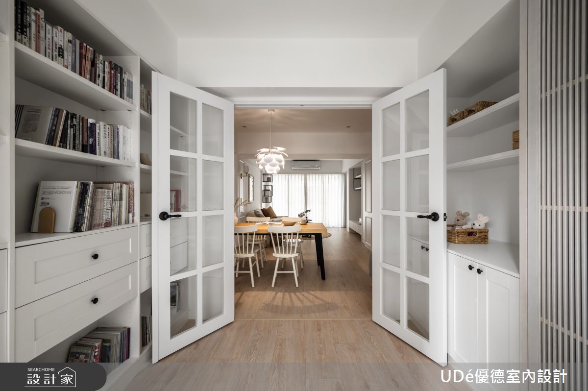 24坪中古屋(5~15年)＿鄉村風餐廳書房案例圖片＿優德室內設計 X 日金空間設計＿優德_沐日【Bathed in sunshine】之10