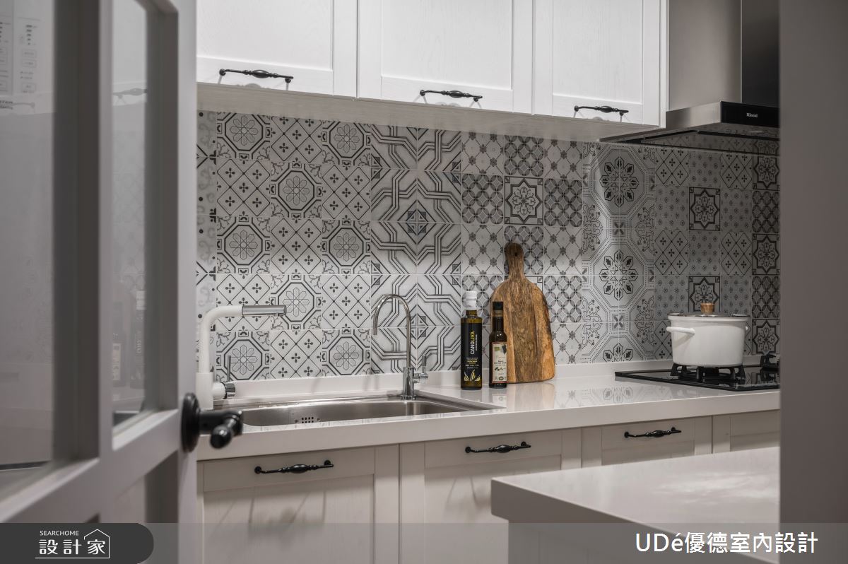 24坪中古屋(5~15年)＿鄉村風廚房案例圖片＿優德室內設計 X 日金空間設計＿優德_沐日【Bathed in sunshine】之15