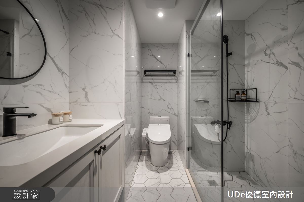 24坪中古屋(5~15年)＿鄉村風浴室案例圖片＿優德室內設計 X 日金空間設計＿優德_沐日【Bathed in sunshine】之16