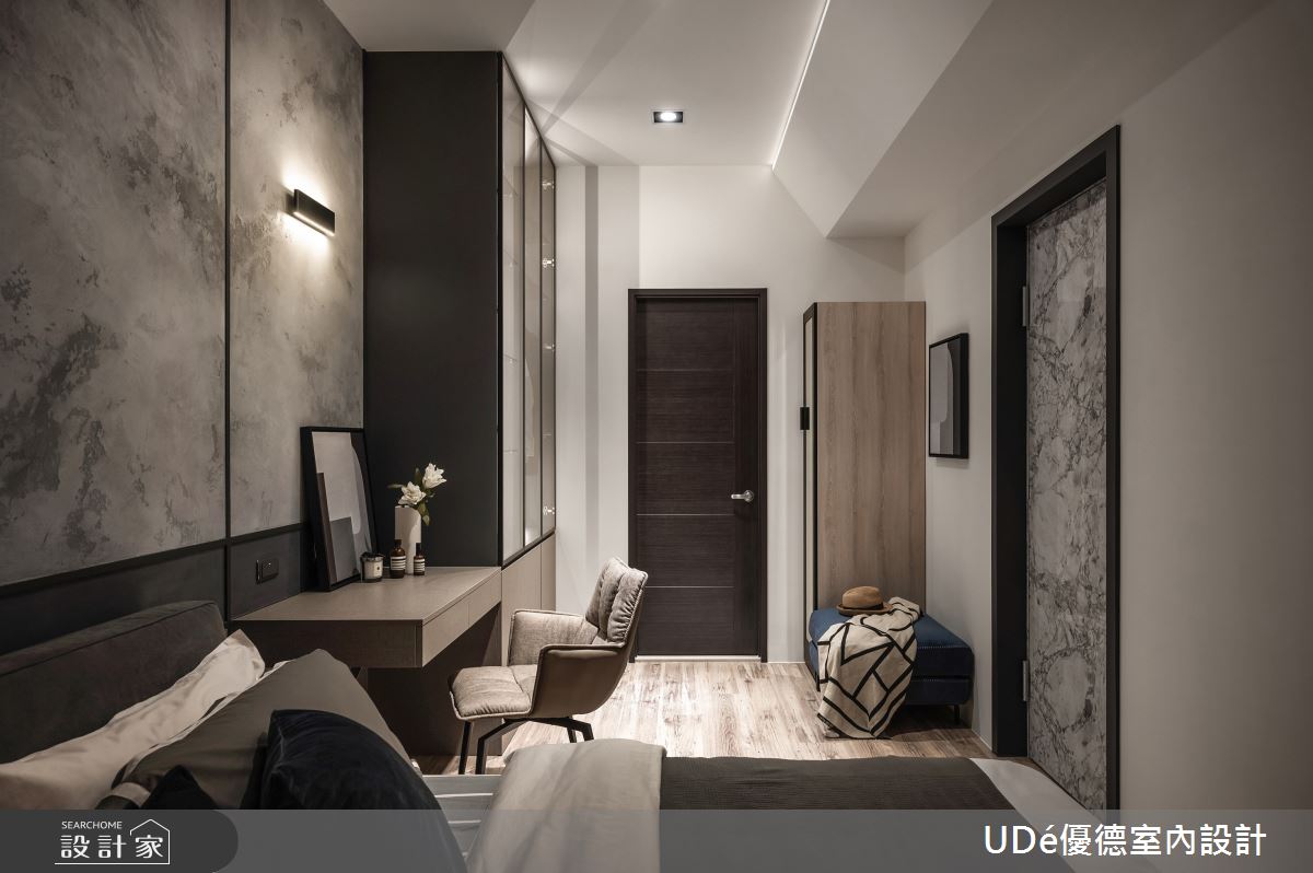 19坪新成屋(5年以下)＿現代風臥室案例圖片＿優德室內設計 X 日金空間設計＿日金_蘊【Fusion Rebirth】之14
