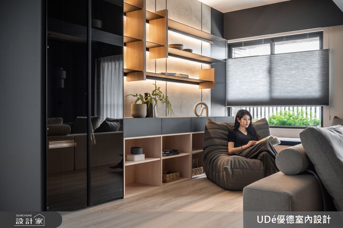 27坪新成屋(5年以下)＿混搭風書房案例圖片＿優德室內設計 X 日金空間設計＿優德_無界【Unlimited ApHEARTment】之8