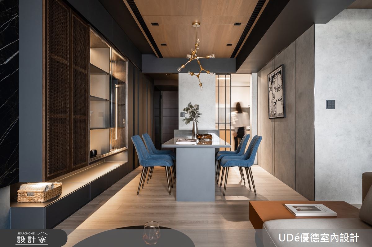 27坪新成屋(5年以下)＿混搭風餐廳廚房案例圖片＿優德室內設計 X 日金空間設計＿優德_無界【Unlimited ApHEARTment】之12