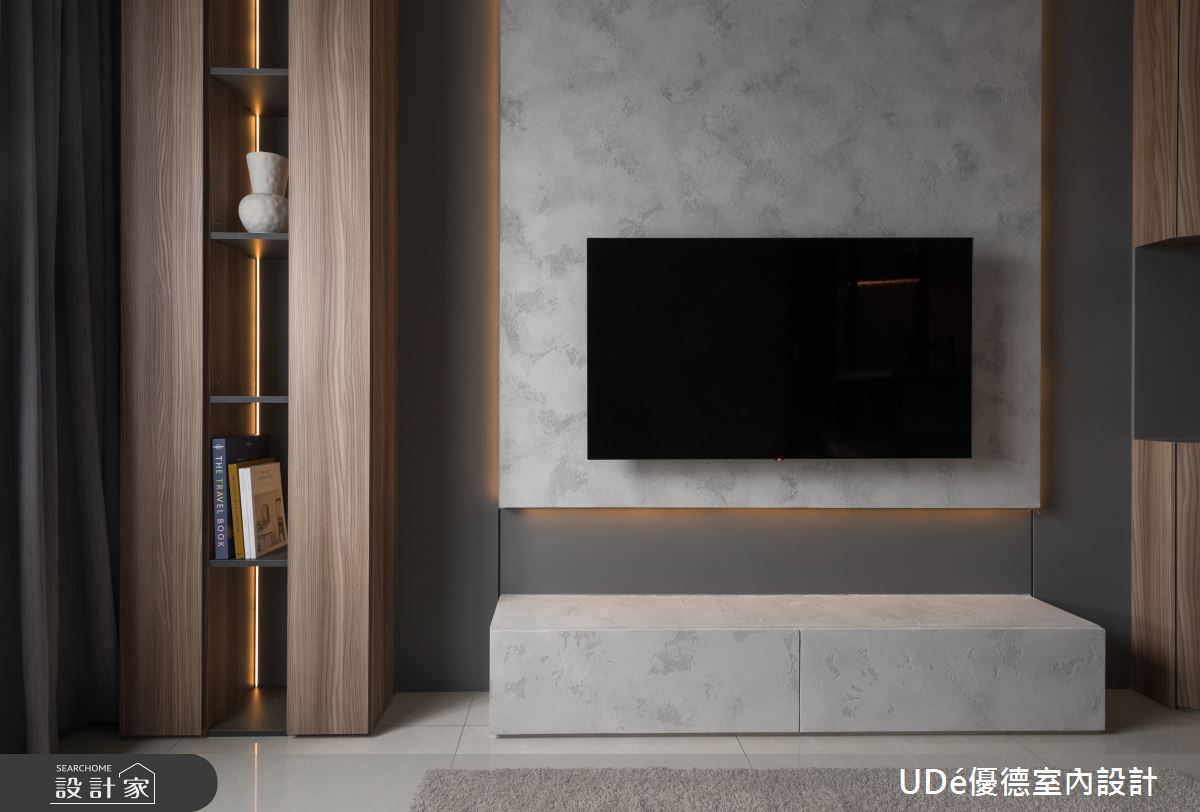 18坪新成屋(5年以下)＿混搭風客廳案例圖片＿優德室內設計 X 日金空間設計＿日金_悠境【Neverland】之7