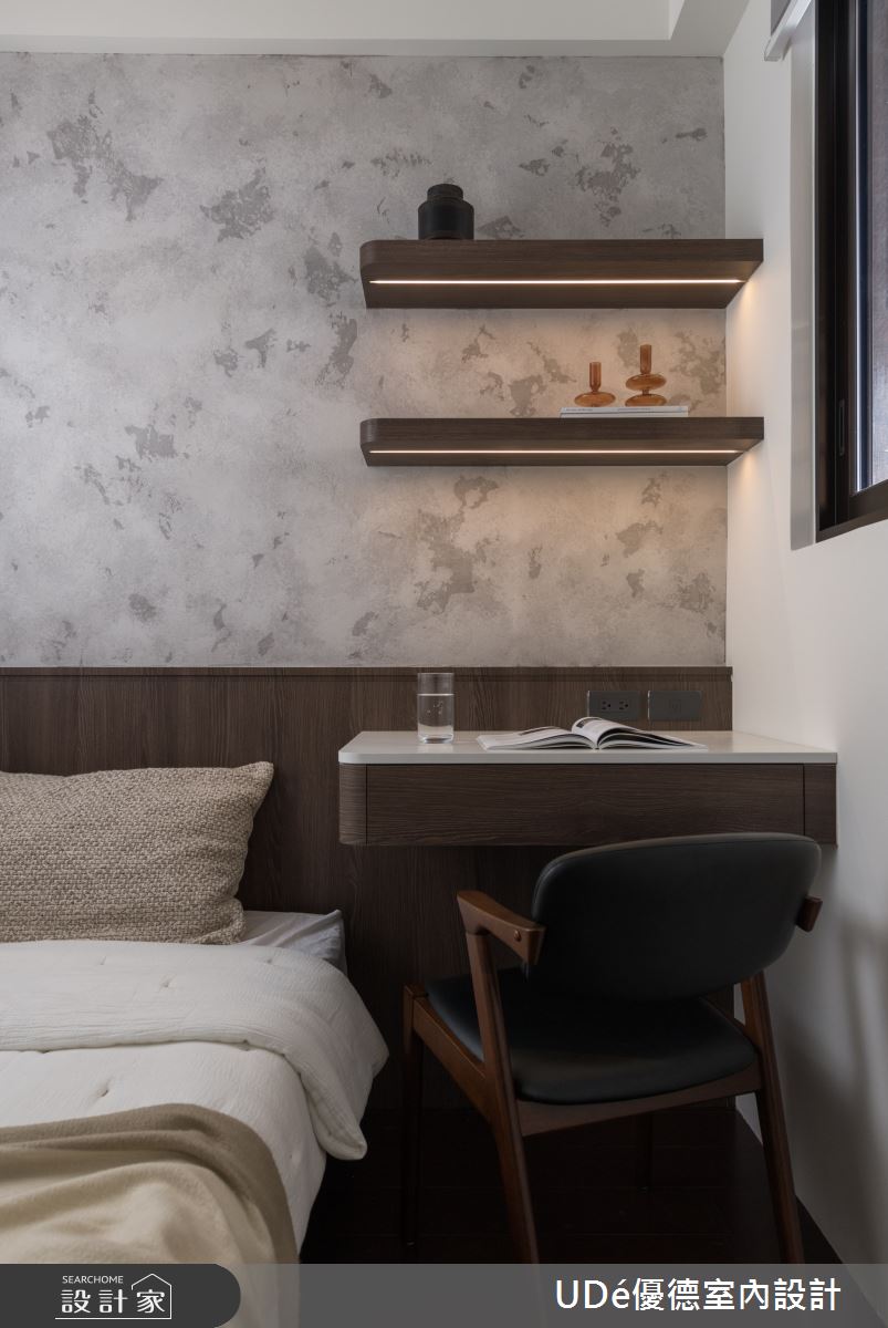 18坪新成屋(5年以下)＿混搭風臥室案例圖片＿優德室內設計 X 日金空間設計＿日金_悠境【Neverland】之14