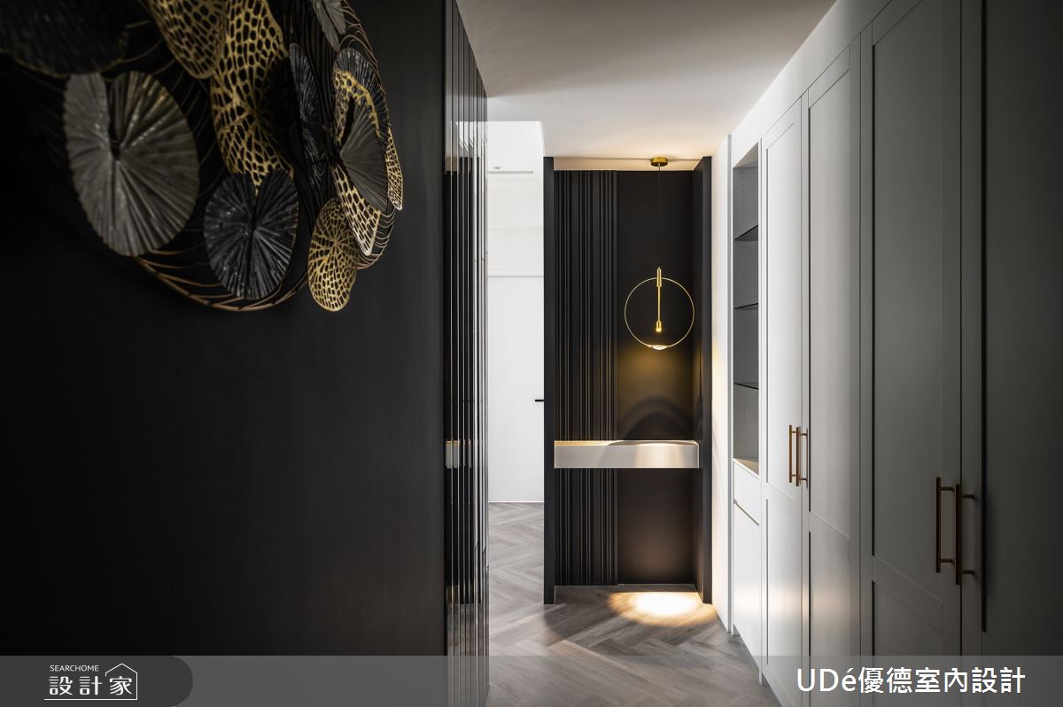 22坪新成屋(5年以下)＿混搭風玄關案例圖片＿優德室內設計 X 日金空間設計＿優德_鯨【Light House】之2