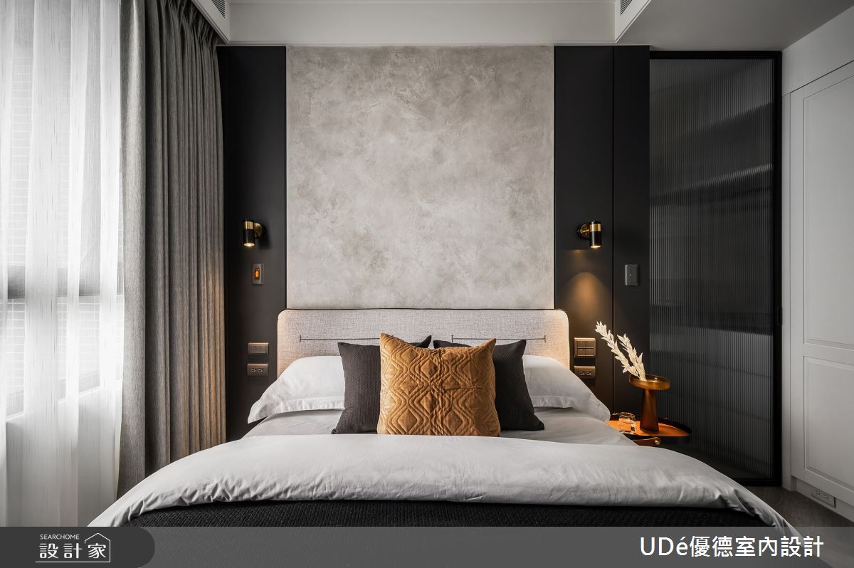 22坪新成屋(5年以下)＿混搭風臥室案例圖片＿優德室內設計 X 日金空間設計＿優德_鯨【Light House】之14