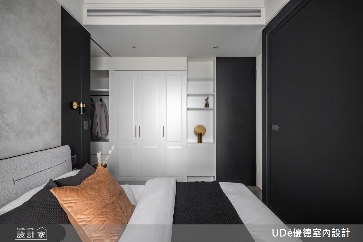 22坪新成屋(5年以下)＿混搭風臥室案例圖片＿優德室內設計 X 日金空間設計＿優德_鯨【Light House】之15