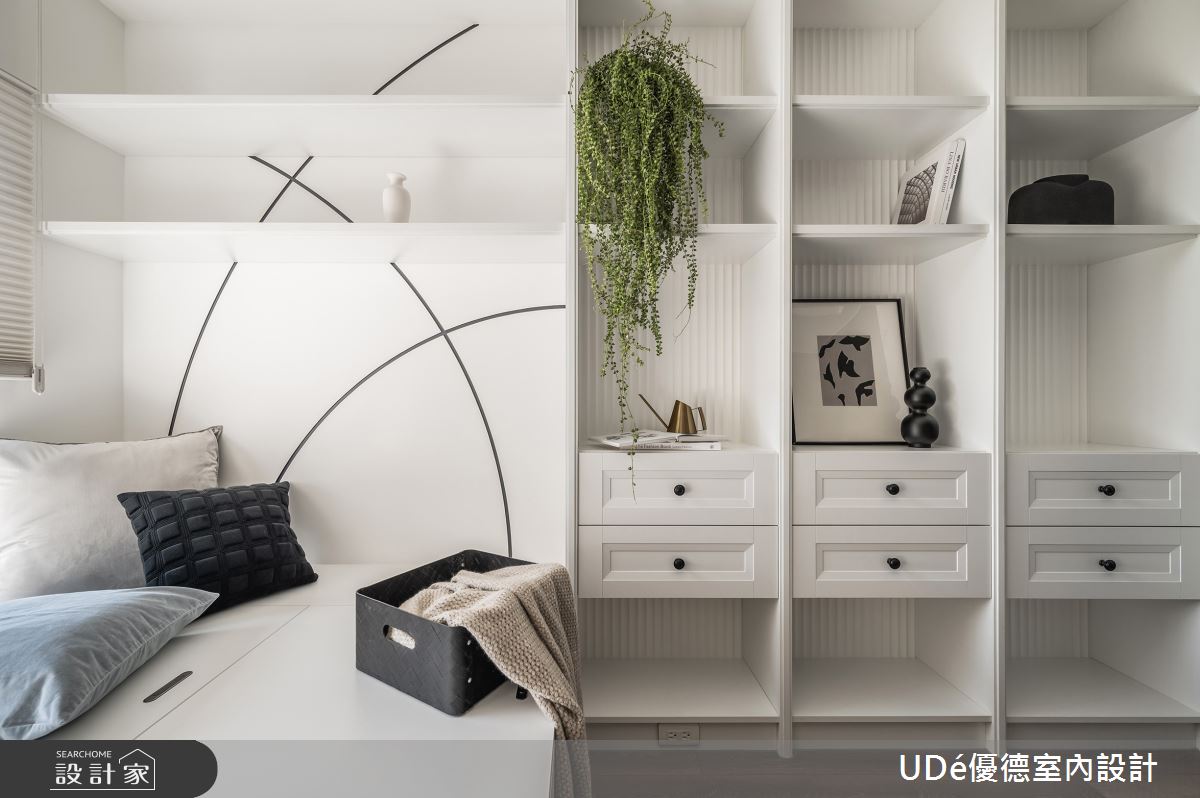 31坪新成屋(5年以下)＿混搭風書房臥榻案例圖片＿優德室內設計 X 日金空間設計＿優德_名為悠然的樂章【New Chapter of life】之13