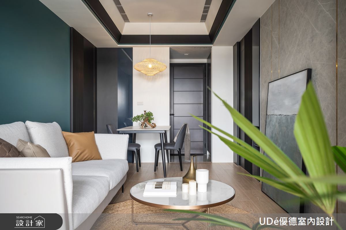 14坪新成屋(5年以下)＿混搭風客廳餐廳案例圖片＿優德室內設計 X 日金空間設計＿優德_荒漠裏的綠洲【Oasis】之8