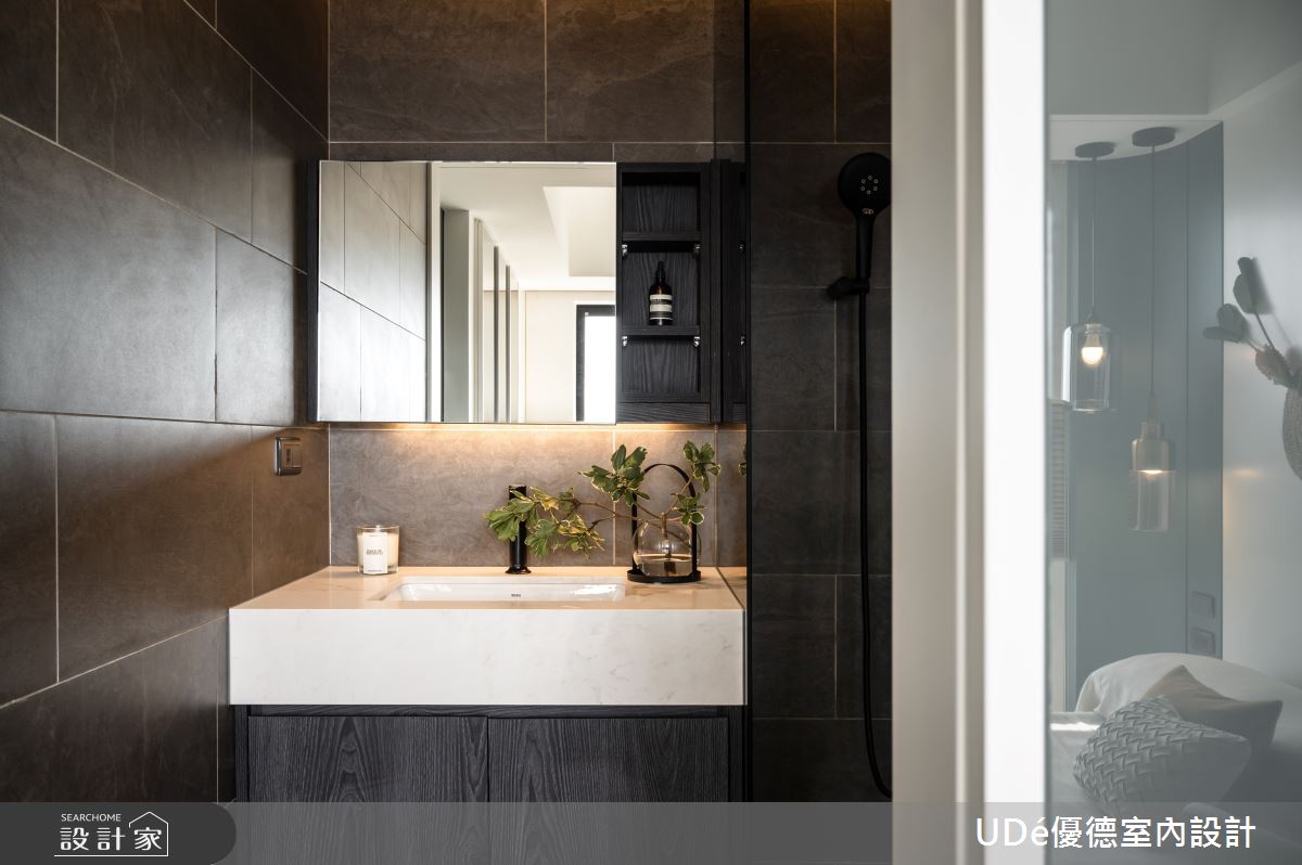 14坪新成屋(5年以下)＿混搭風浴室案例圖片＿優德室內設計 X 日金空間設計＿優德_荒漠裏的綠洲【Oasis】之13