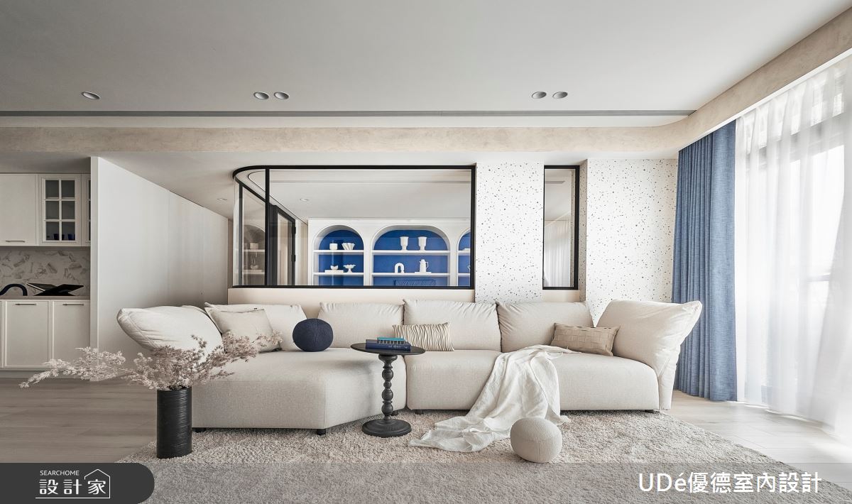 41坪中古屋(5~15年)＿法式風客廳案例圖片＿優德室內設計 X 日金空間設計＿優德_第一號協奏曲【Concerto No.1】之3