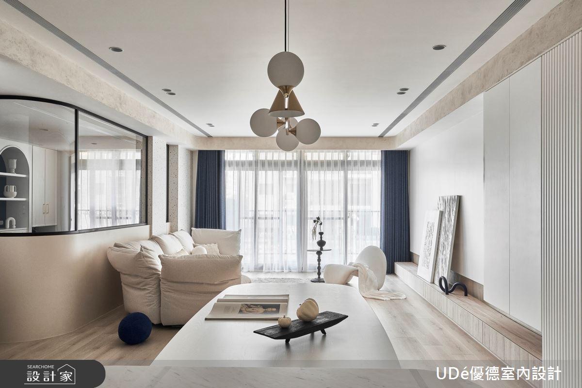41坪中古屋(5~15年)＿法式風客廳餐廳案例圖片＿優德室內設計 X 日金空間設計＿優德_第一號協奏曲【Concerto No.1】之4