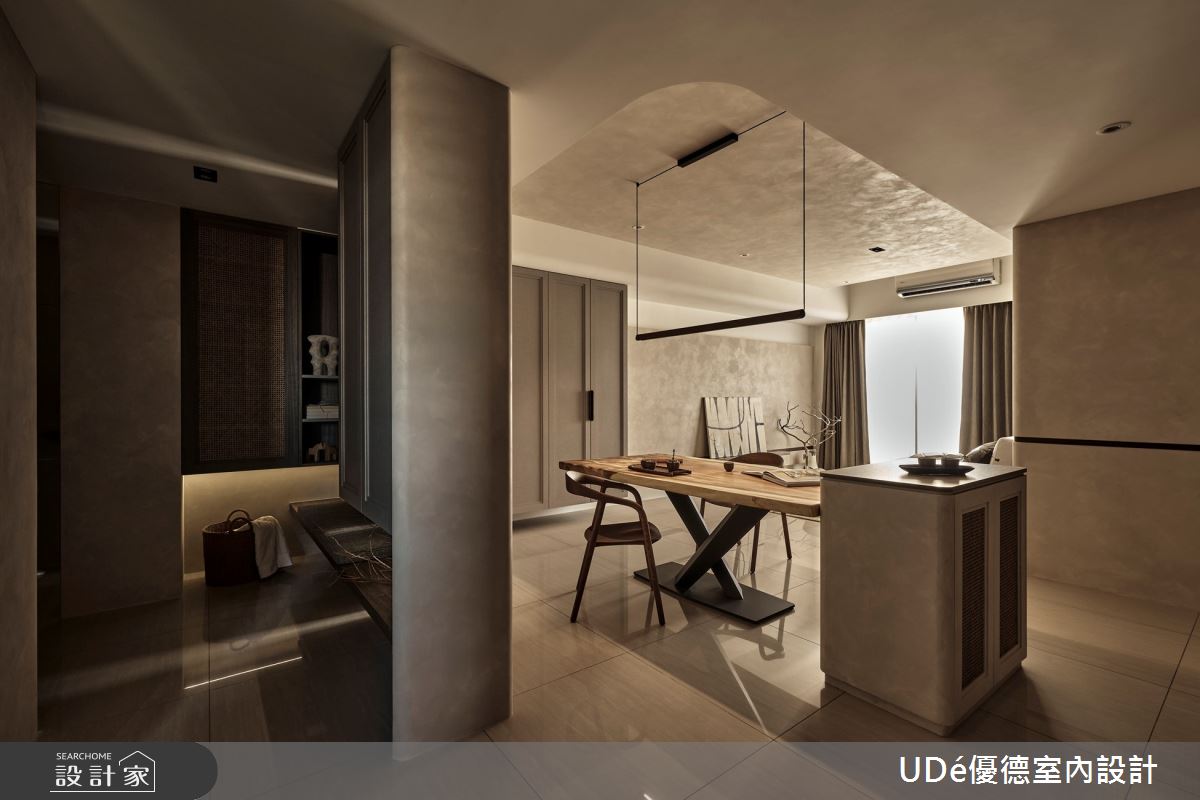 新成屋(5年以下)＿混搭風玄關餐廳中島案例圖片＿優德室內設計 X 日金空間設計＿優德_初心【Stay Gold】之3