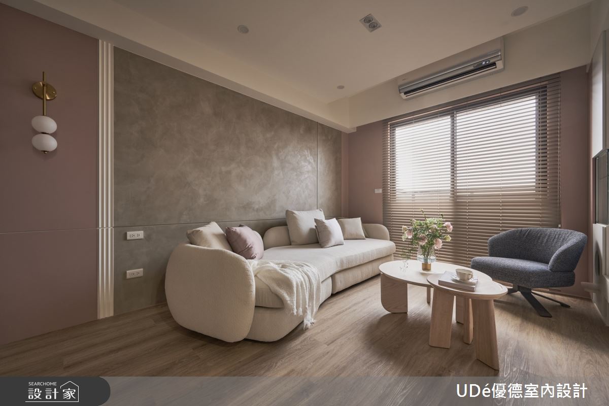 27坪新成屋(5年以下)＿混搭風客廳案例圖片＿優德室內設計 X 日金空間設計＿優德_小步舞曲【Minuet in cats】之2